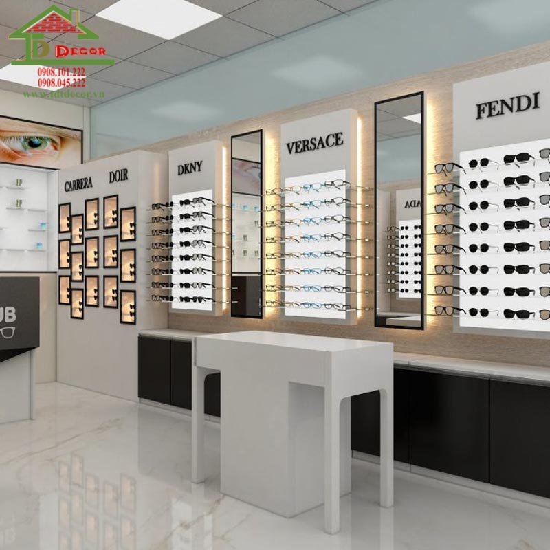 Tủ trưng bày mắt kính