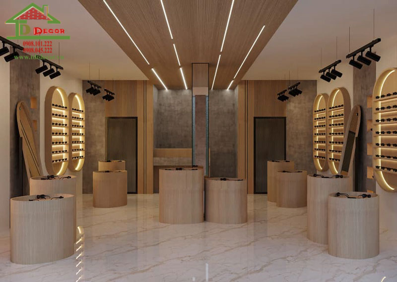 Tủ trưng bày mắt kính