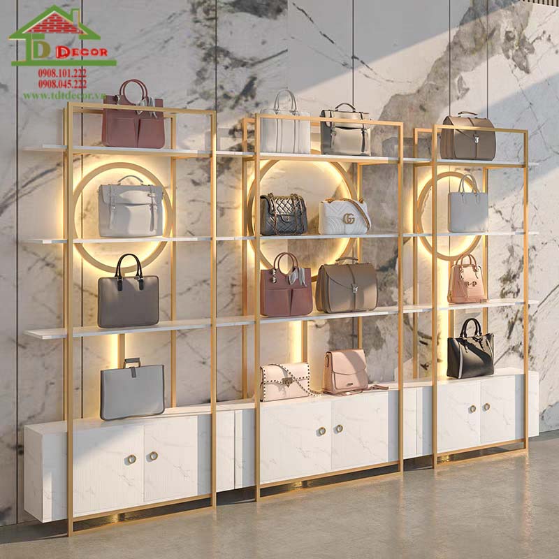 Tủ trưng bày túi xách