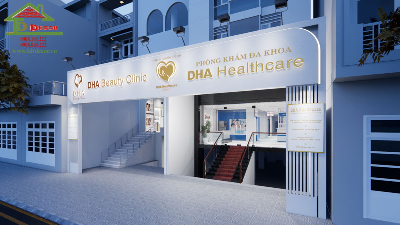 Dự án thiết kế thi công phòng khám đa khoa DHA